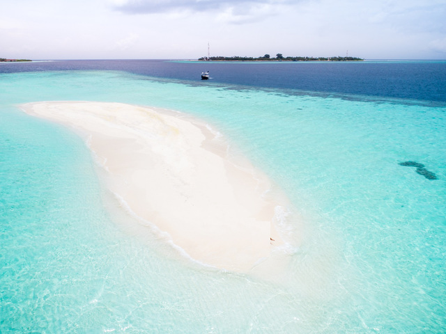 Остров Sandbank Мальдивы