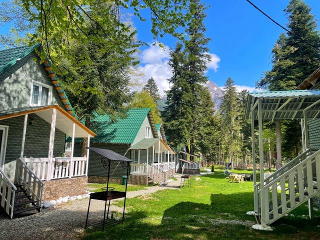 Зеленый дом озерск. Green House Архыз. Елки Хаус Архыз. Green House Адыгея. Грин Хаус Оренбург база отдыха.