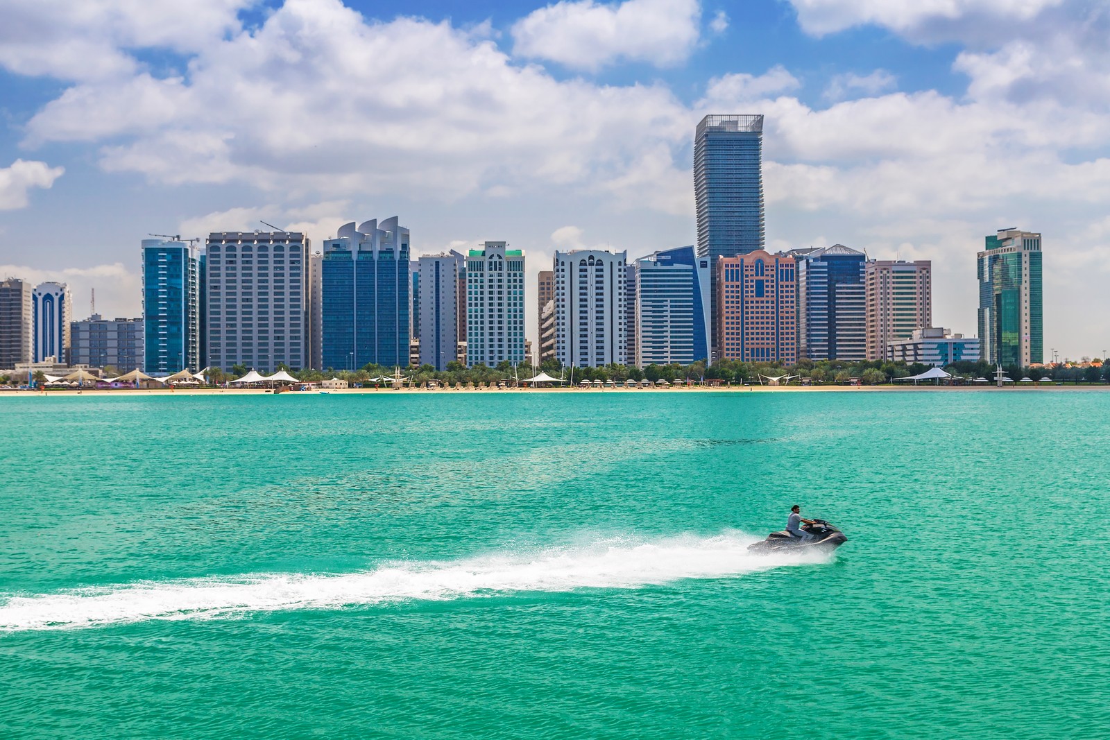 Абу Даби панорама. Абу Даби берег. Abu Dhabi Panorama.