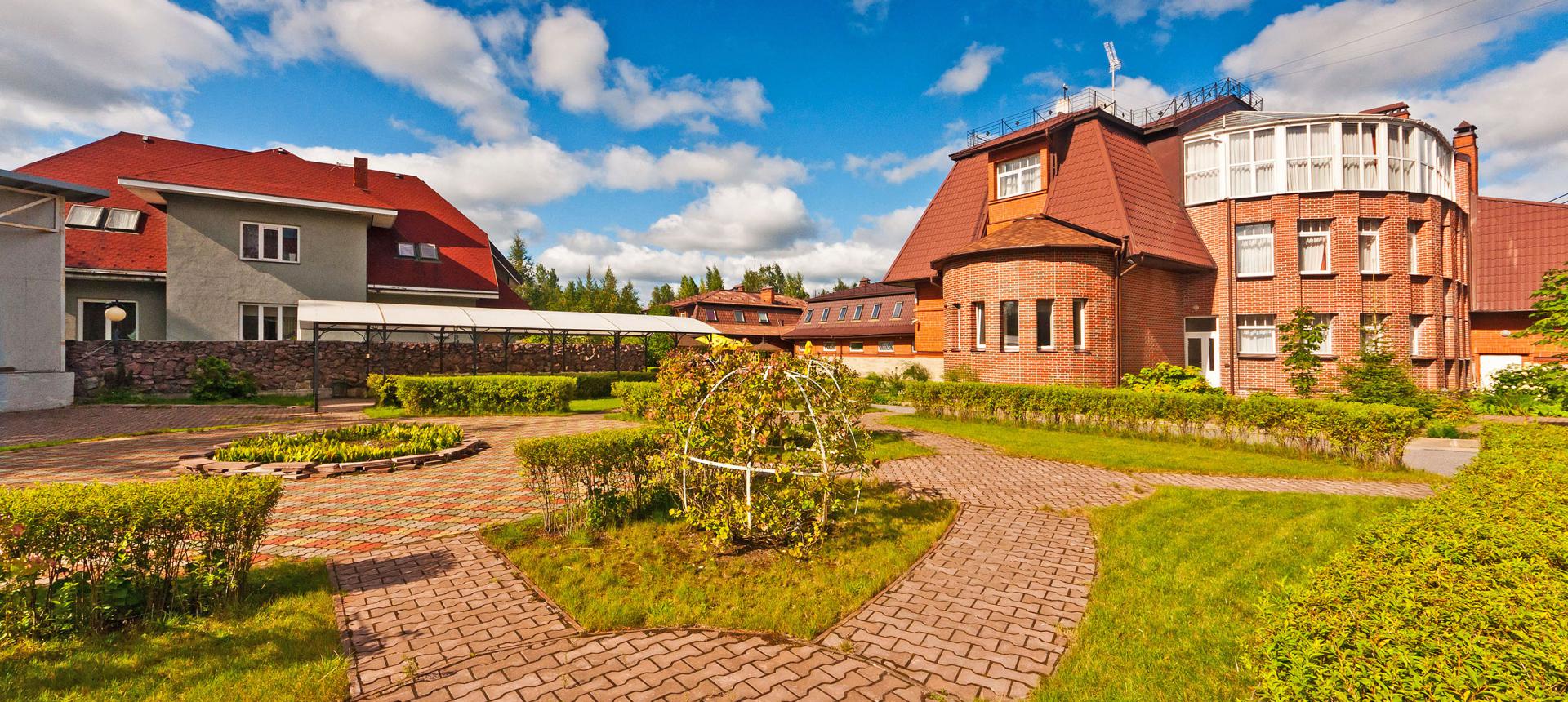 Коломяжский визит. Здание визита. Загородное путешествие. К-визит корпуса.