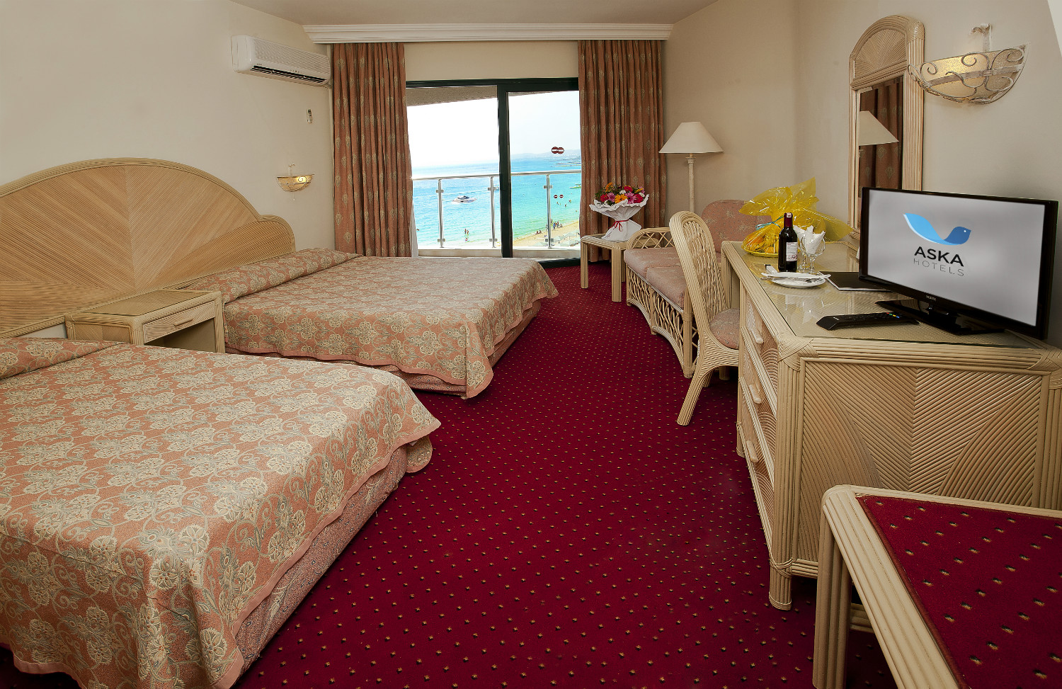 Aska just in beach 5 карта отеля